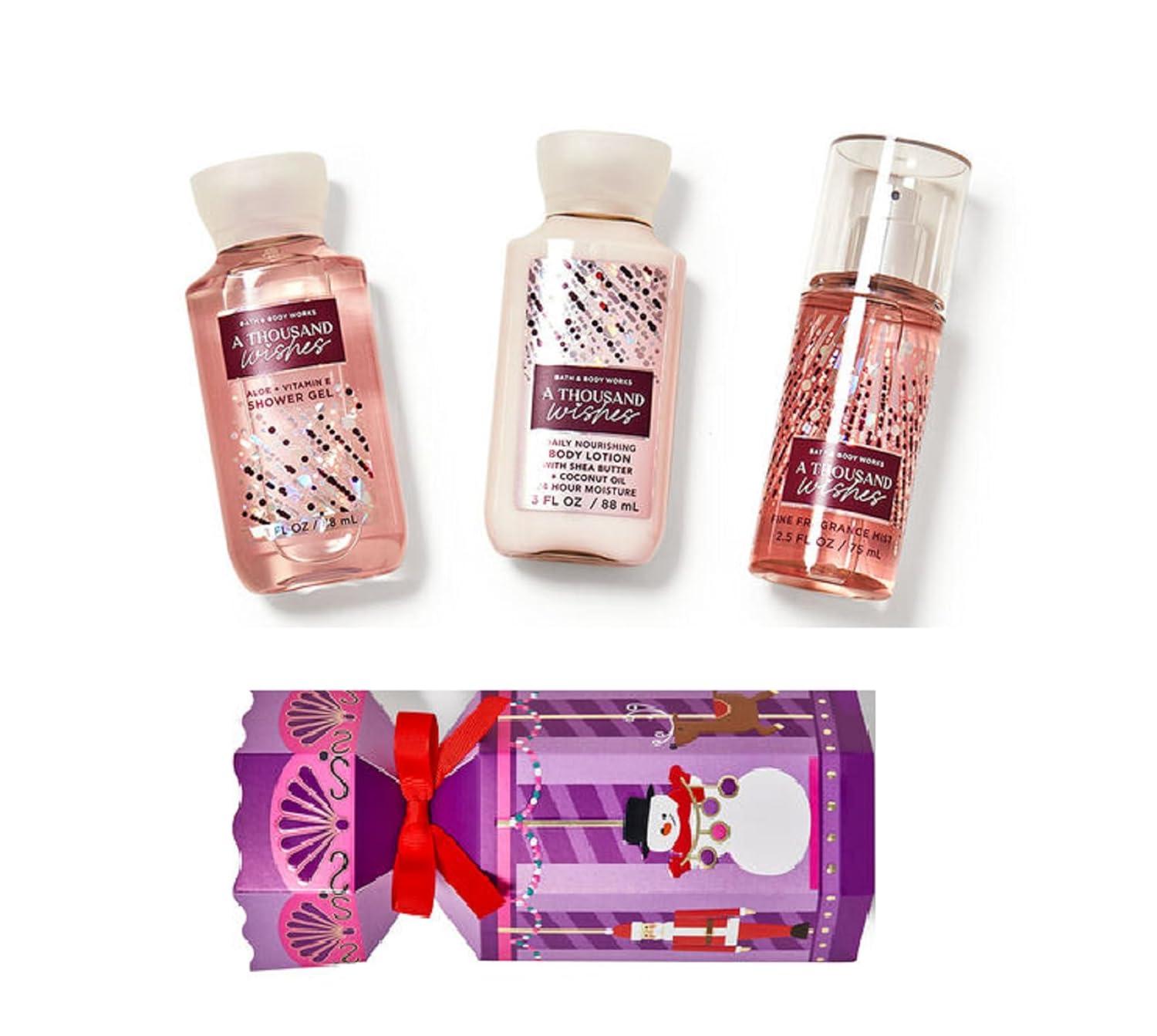 【A Thousand Wishes】Bath&bodyworks 3本セット zestaw-prezentowy-bath-and-
