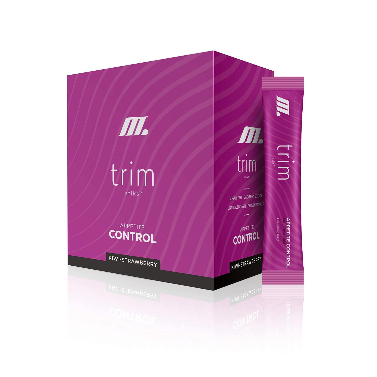 TRIM Stik Appetite Control Delicious Kiwi Strawberry beverage low