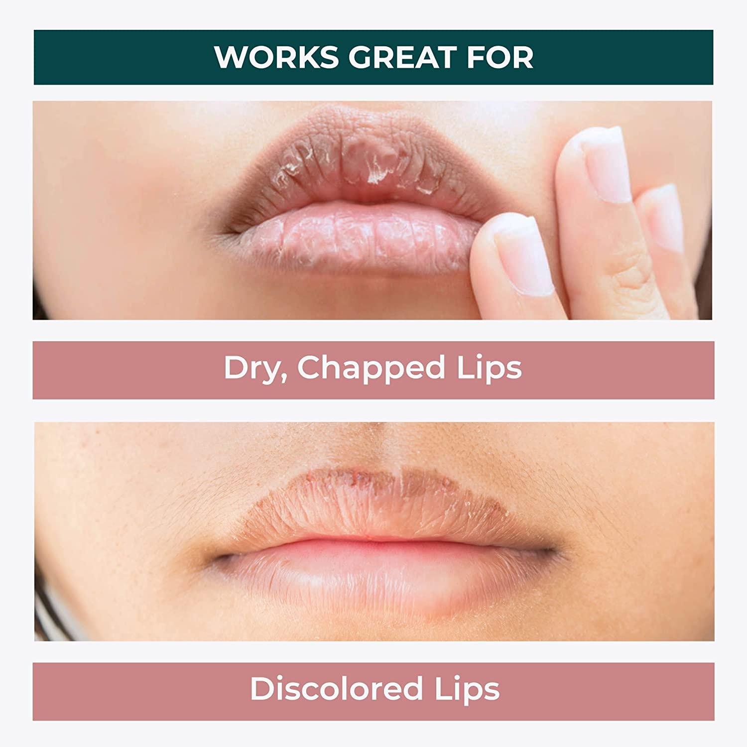 Minimo Candy Lip Exfoliator Scrub & Moisturizer Brightens Discolored Lips Removes Dead Skin