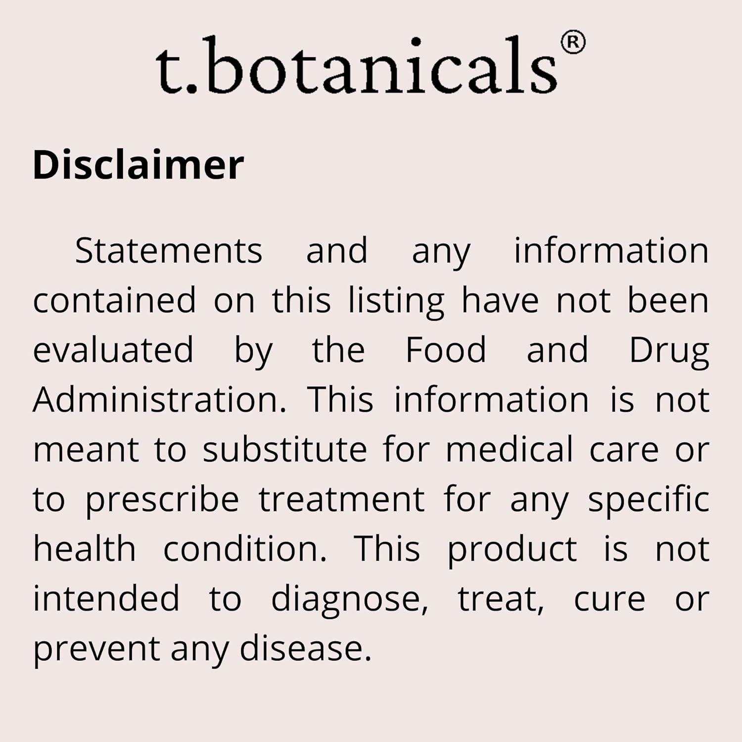 T.botanicals Eggplant Extract Cream 3000 mg FragranceFree Balm for