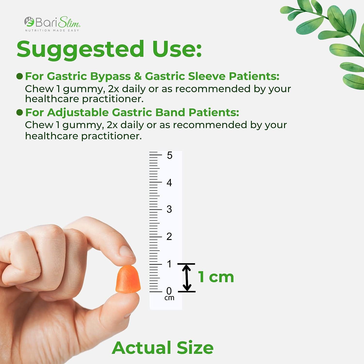 BariSlim Bariatric Chewable Multivitamin Gummies Specially Formulated