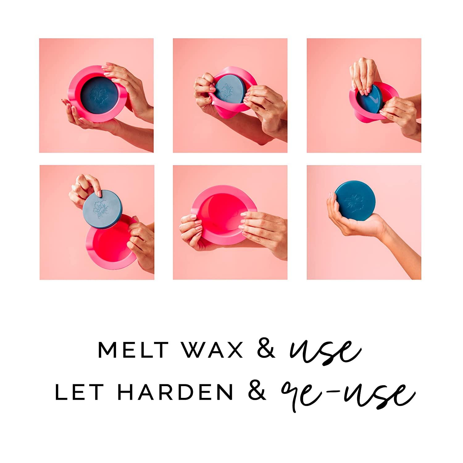 KoluaWax Wax Warmer Silicone Bowl Replacement Reuse Melted Hard Wax Beans and Reduce Waste Heat