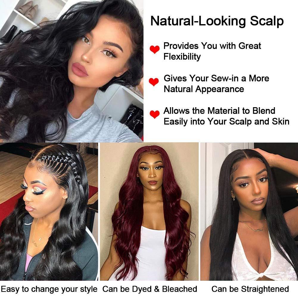 Body Wave Lace Front Wigs Human Hair for Black Women Brazilian Body Wave  Human Hair Wigs Pre Plucked Hairline with Baby Hair Natural Color 150%  Denisty 18 Inch 18 Inch (Pack of