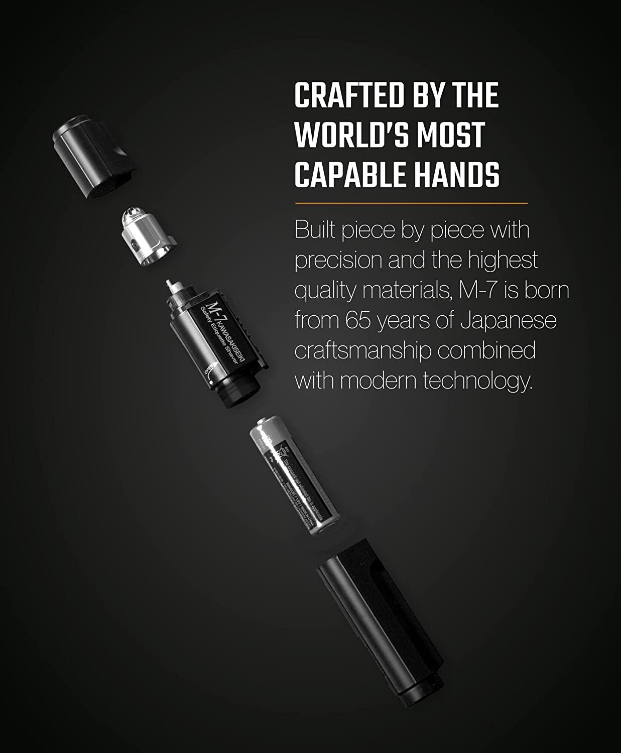 Kawasaki Seiki M7 Nose Hair Trimmer Multifunctional Trimmer for Men with Sterilized Coating