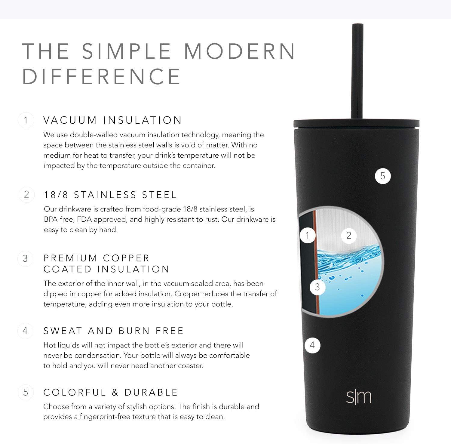Simple Modern 24oz Insulated Stainless Steel Classic Tumbler With