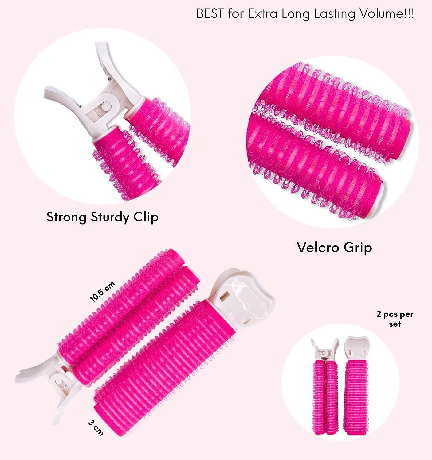 HAIR ROOT VOLUMIZING CLIP (CHERRY PINK) 2 Count (Pack of 1)