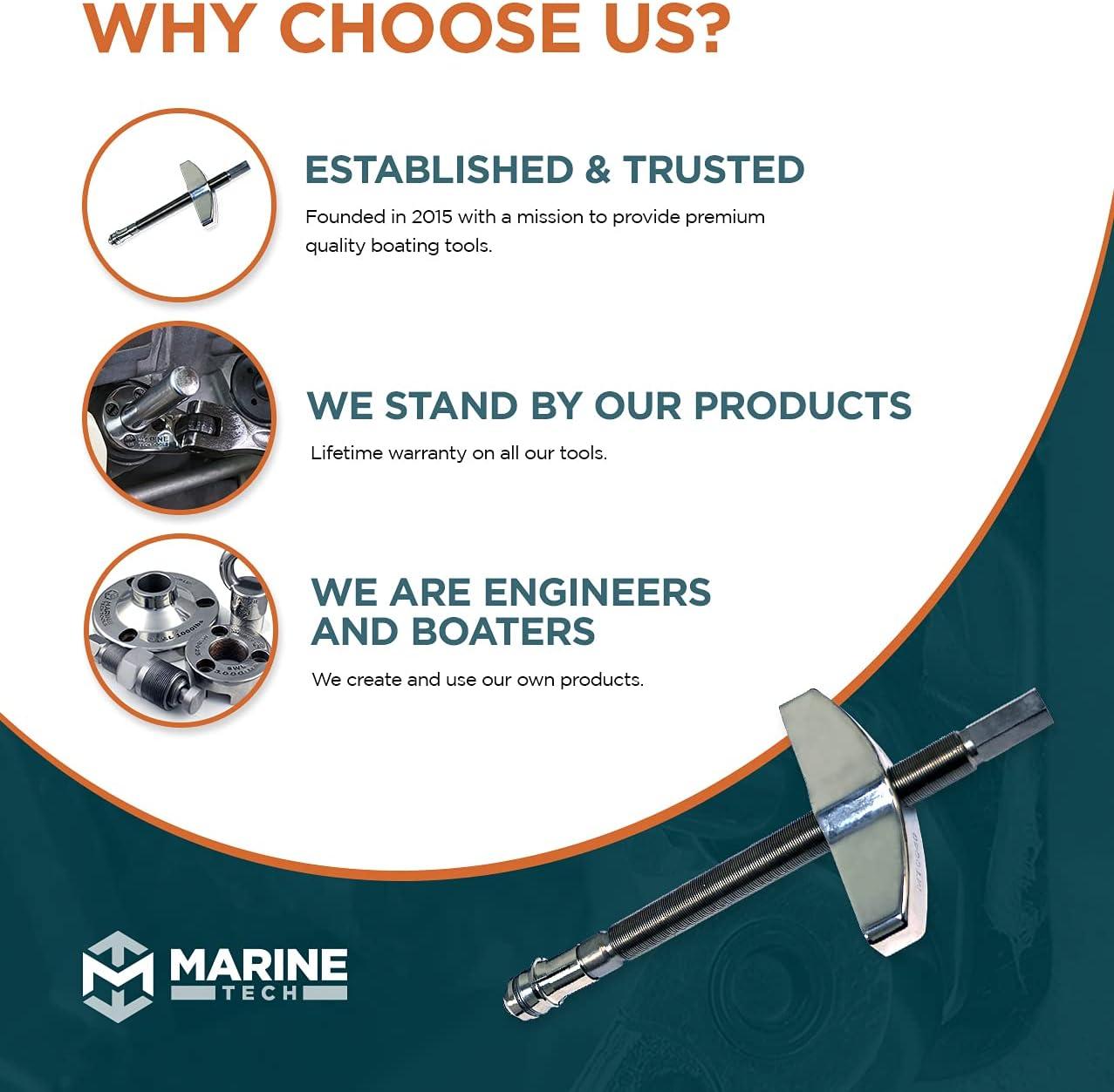 Marine Tech Tools Gimbal Bearing Puller Gimbal Bearing Removal Tool