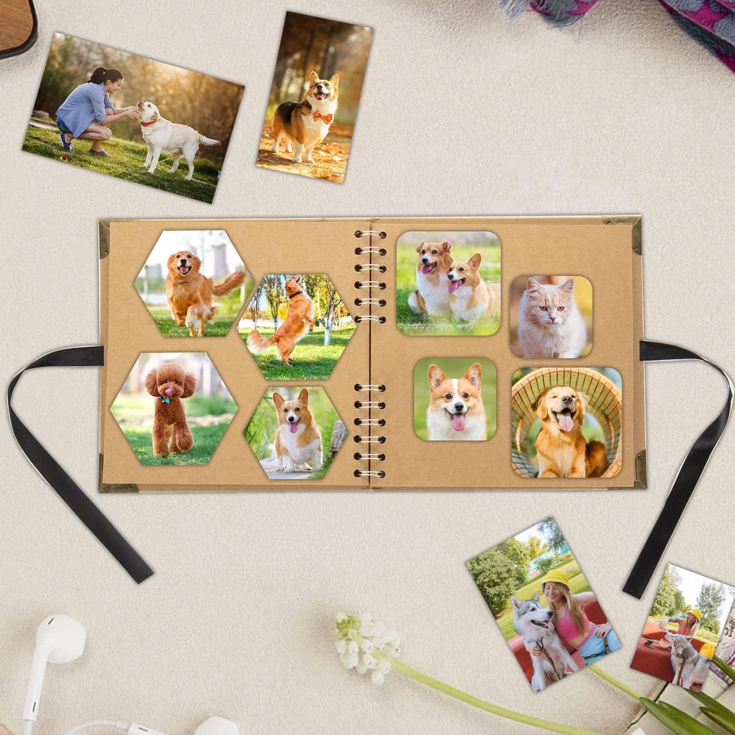  [2 Pack]Scrapbook Photo Album (8 x 8 inch) - 60 Pages