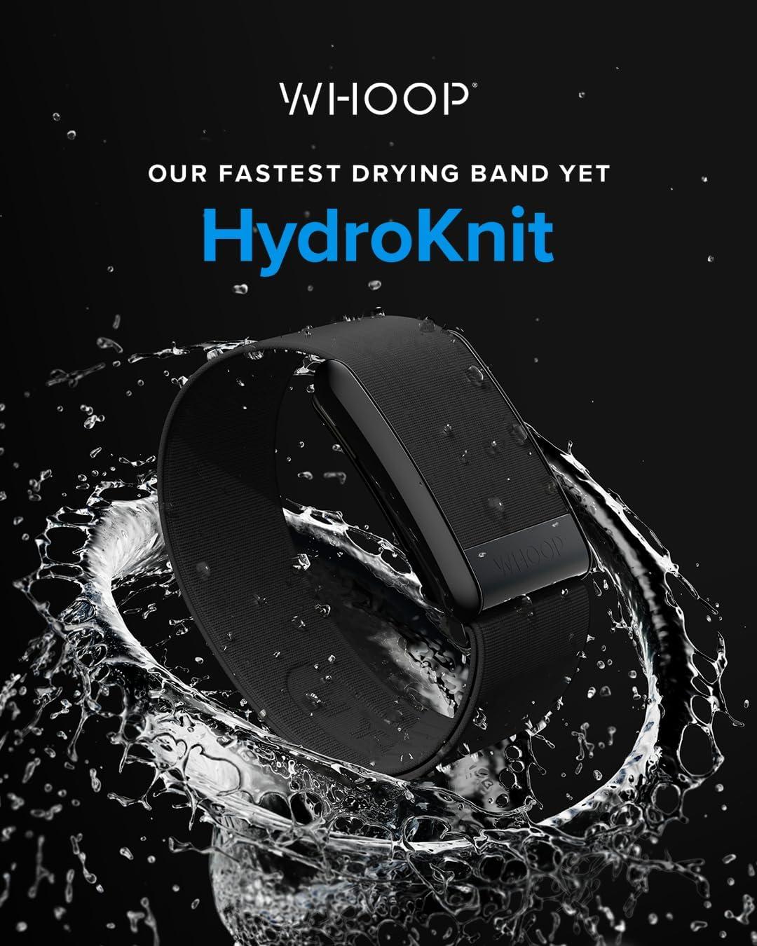 Fascia WHOOP HydroKnit Per WHOOP 4.0 - Asciugatura Rapida, Traspirante, Unica Misura Regolabile