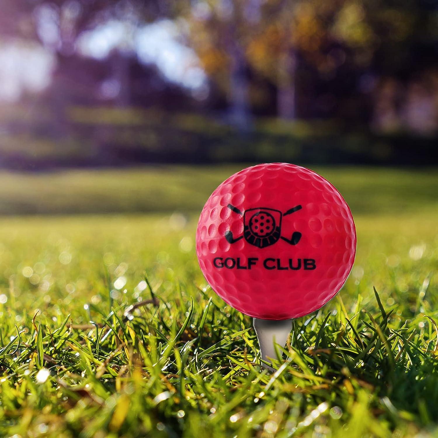 16/40 Pack Foam Golf Practice Balls with Tees & Bag - 42mm