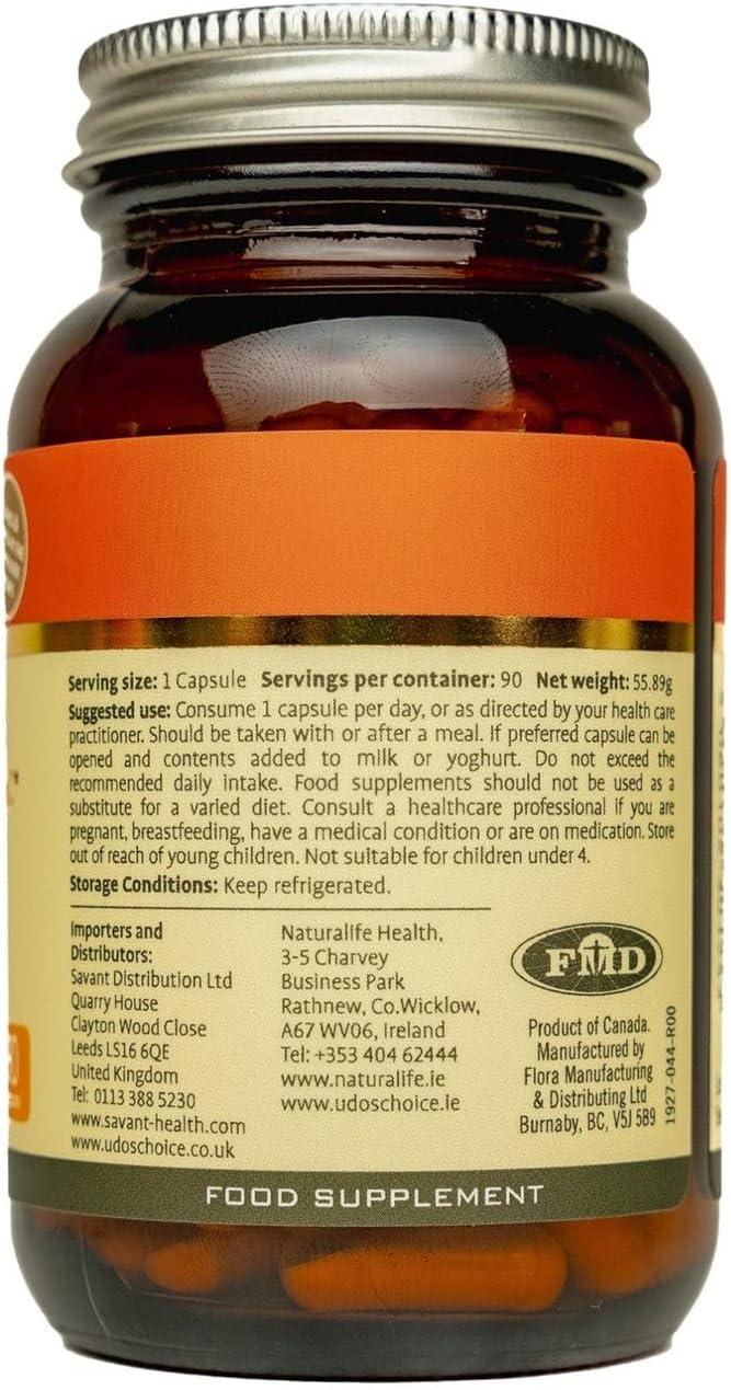 Udo's Choice Super 8 Immune Probiotics - 42 Billion Cell Count - 8 Microbiotic Strains - Supports Digestive Health - 60 Capsules | Buy Now With Express International Delivery - View #4