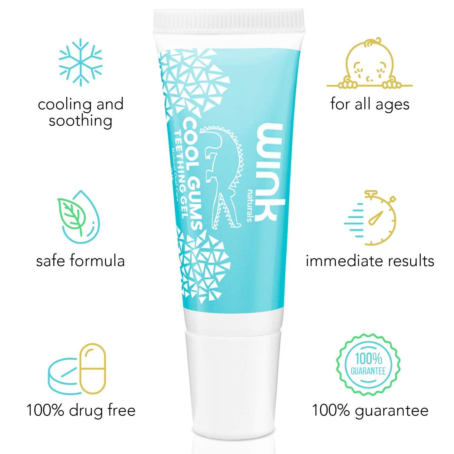 Wink naturals cool store gums teething gel