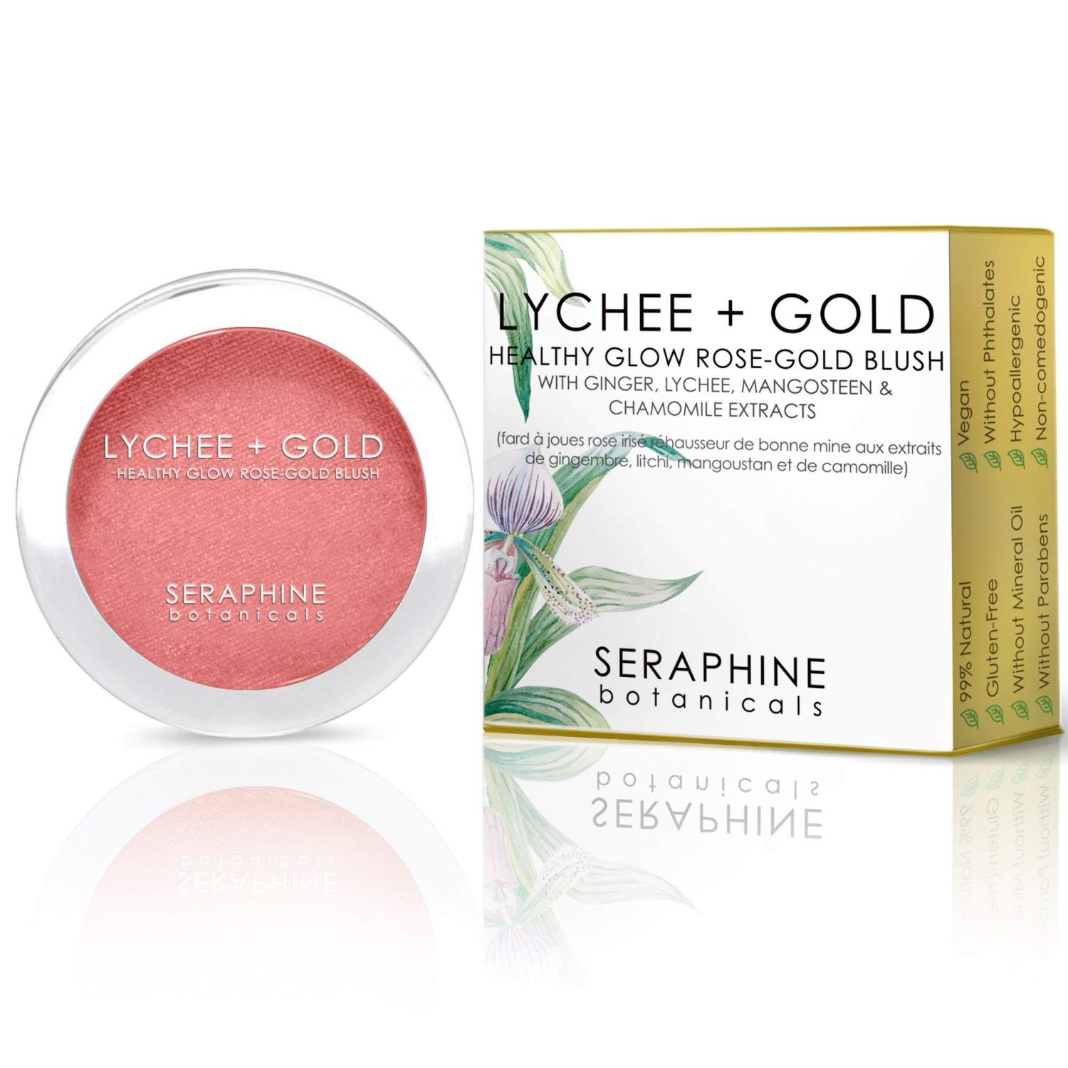 Seraphine Botanicals Lychee + Gold Healthy Glow RoseGold Blush