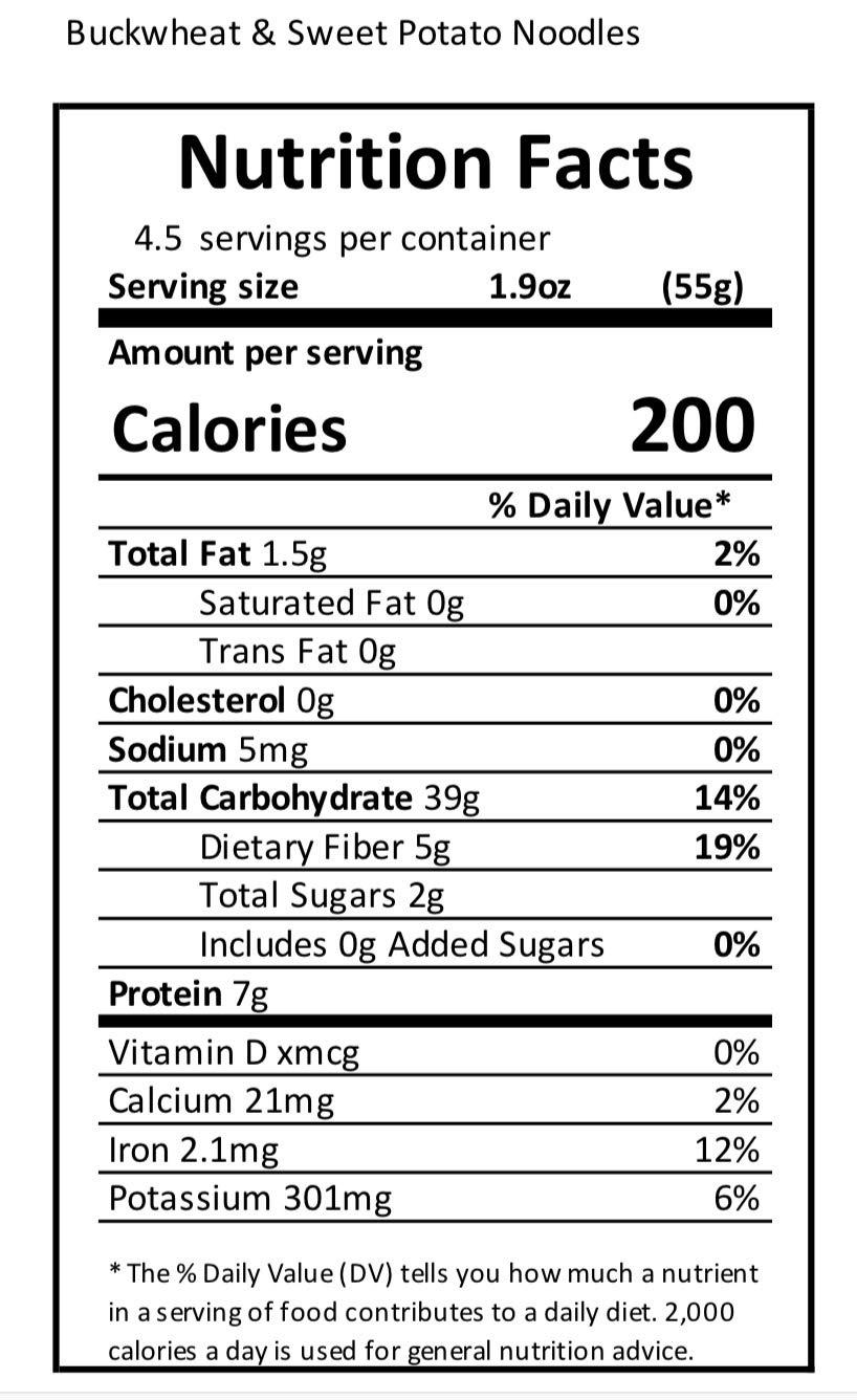 King Soba 3PACK Buckwheat Sweet Potato Noodles, Organic & Gluten Free