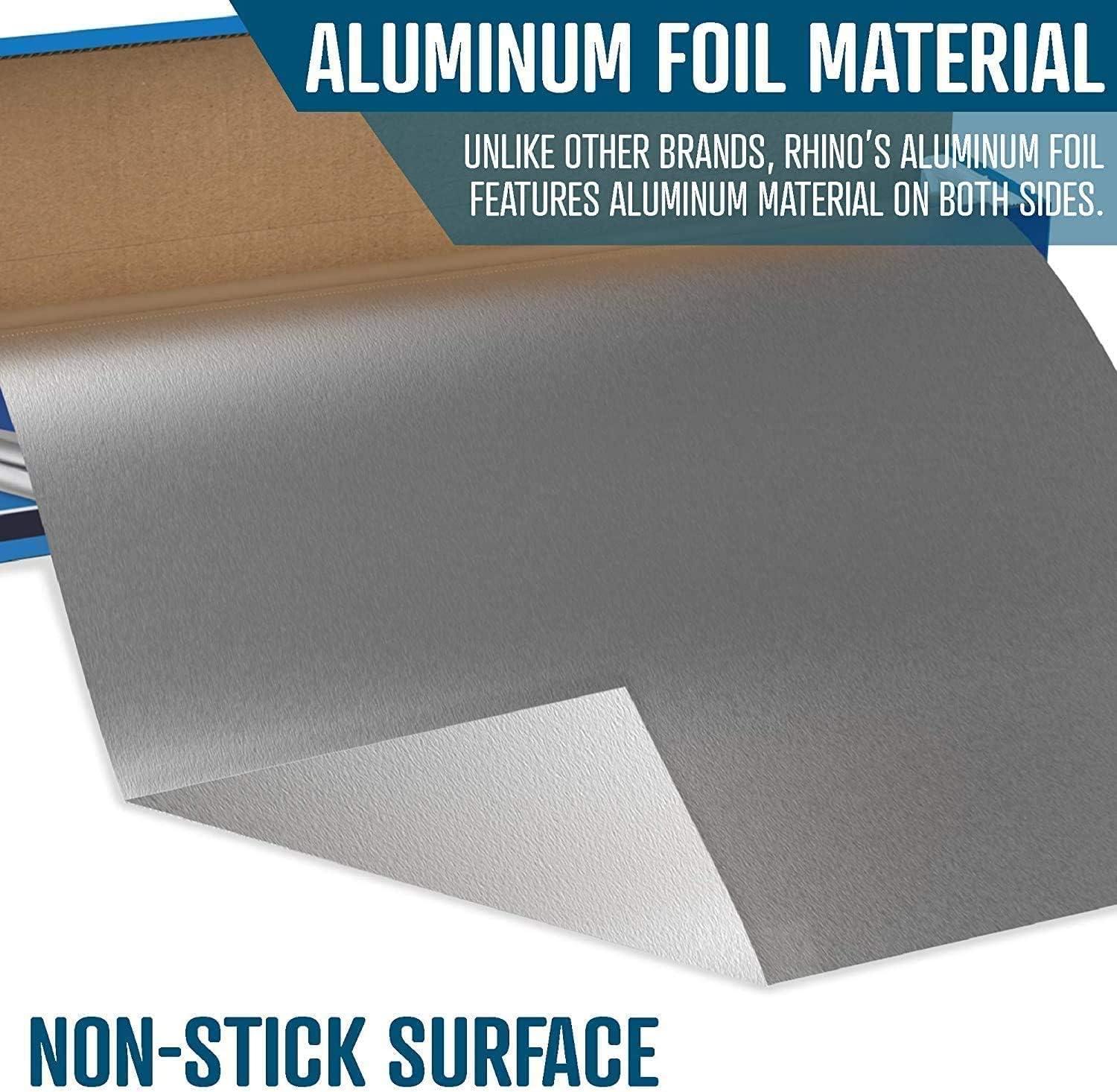 Ox Plastics Standard Premium Aluminum Foil | 12”x1000 Feet Long |  Industrial Size and Strength | Commercial Grade & Length Foil Wrap for Food  Service