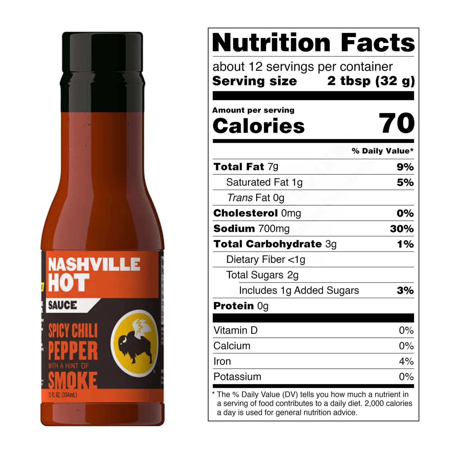 Buffalo Wild Wings Nashville Hot Sauce Spicy Chili Pepper with a Hint
