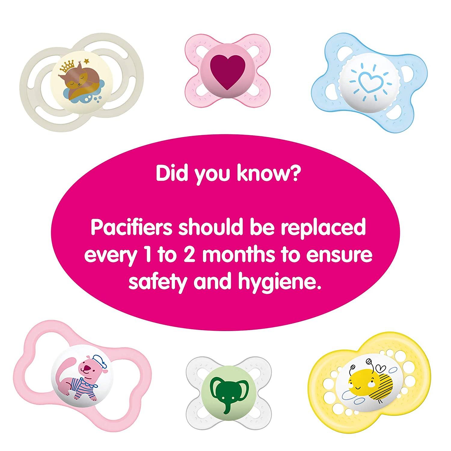 MAM Perfect Baby Pacifier, Patented Nipple, Developed with