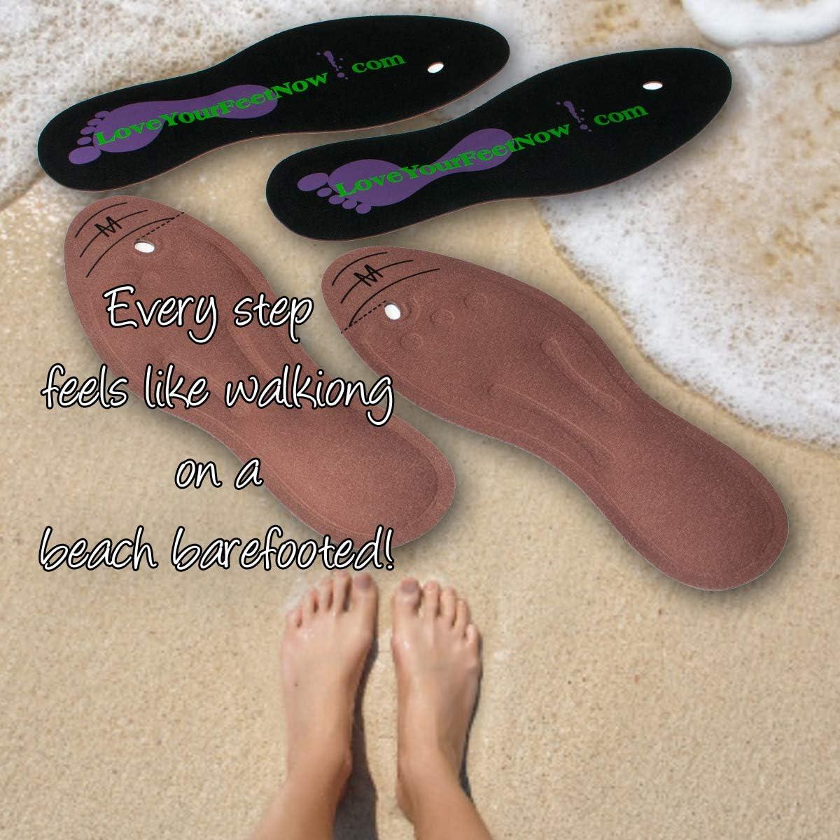 Love Your Feet Now Liquid Orthotic Insole Shoe Inserts for Men & Women