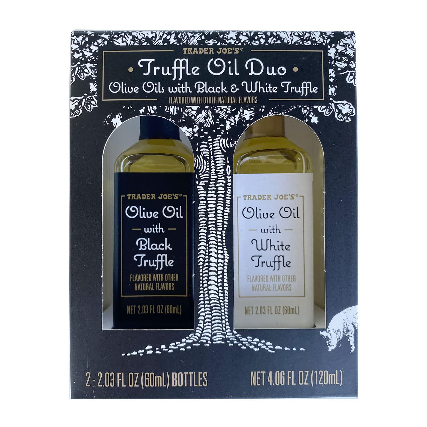 Trader Joe's Selected Truffle Oil Duo Olive Oil with Black & White