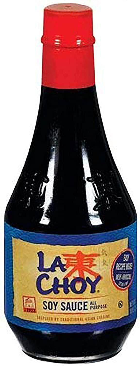La Choy Soy Sauce 10 Oz Pack of 3 Authentic Asian Flavor in 3 Bottles