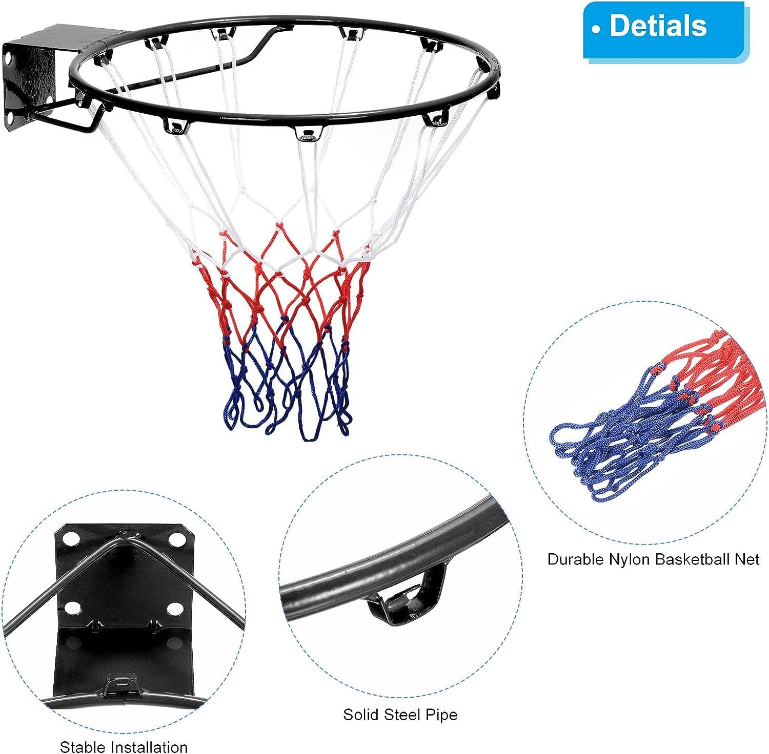 Everfit 2.1M Pro Portable Basketball Stand System Hoop Height Adjustable  Net Ring Black - Bunnings Australia