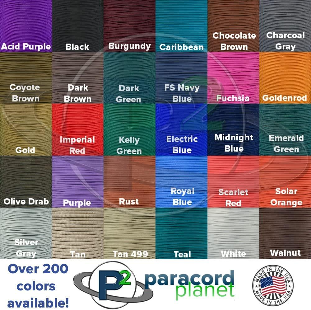 Paracord Planet - Genuine Type III 550 Paracord Nylon Colors