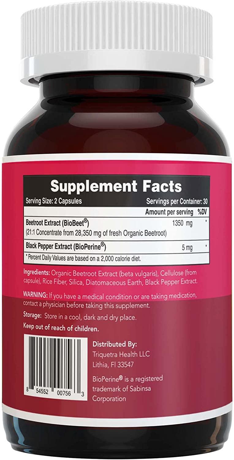 BioBeet Max Strength Beet Root Capsules 211 Concentrate 28,350mg