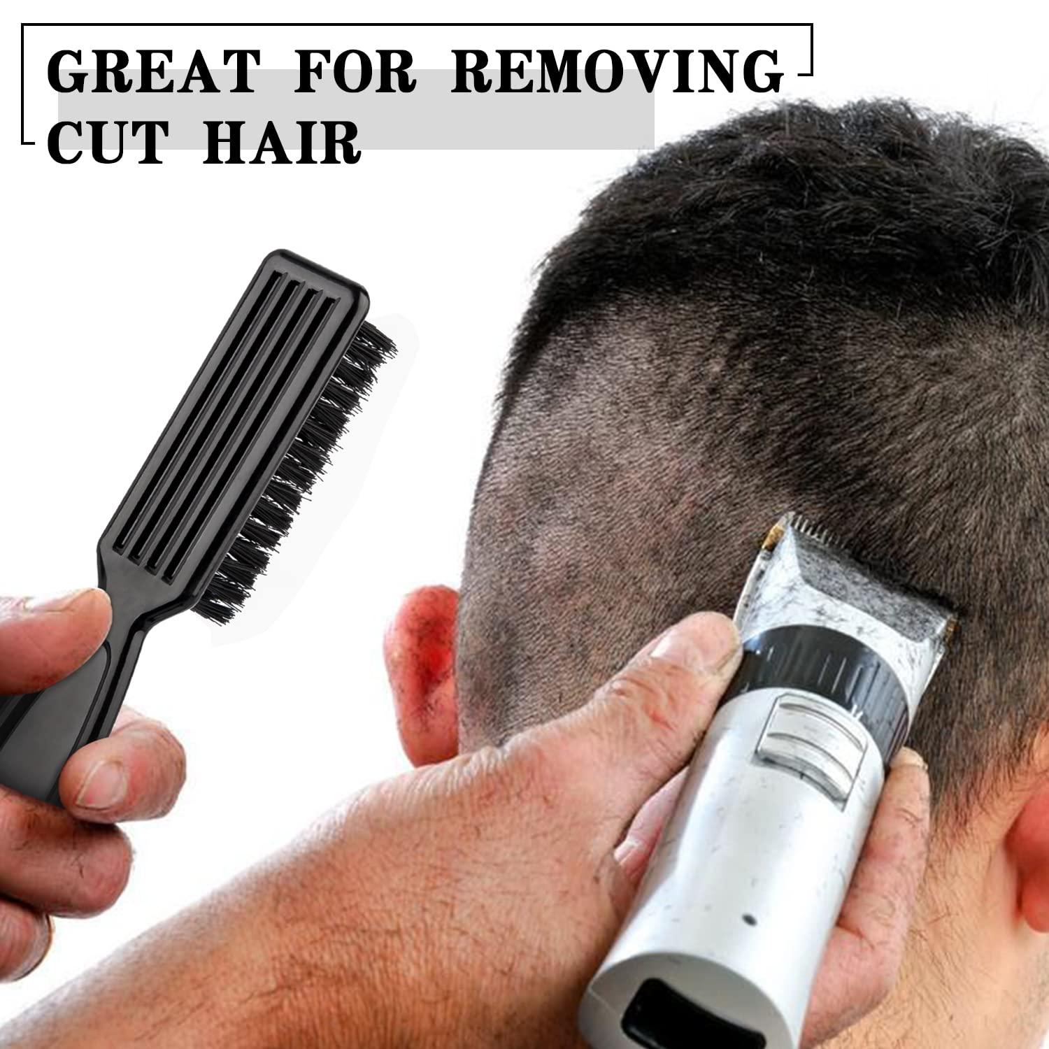 2 Pieces Barber Blade Cleaning Brush Hair Clipper Brush Nail Brush Tool for Cleaning  Clipper 