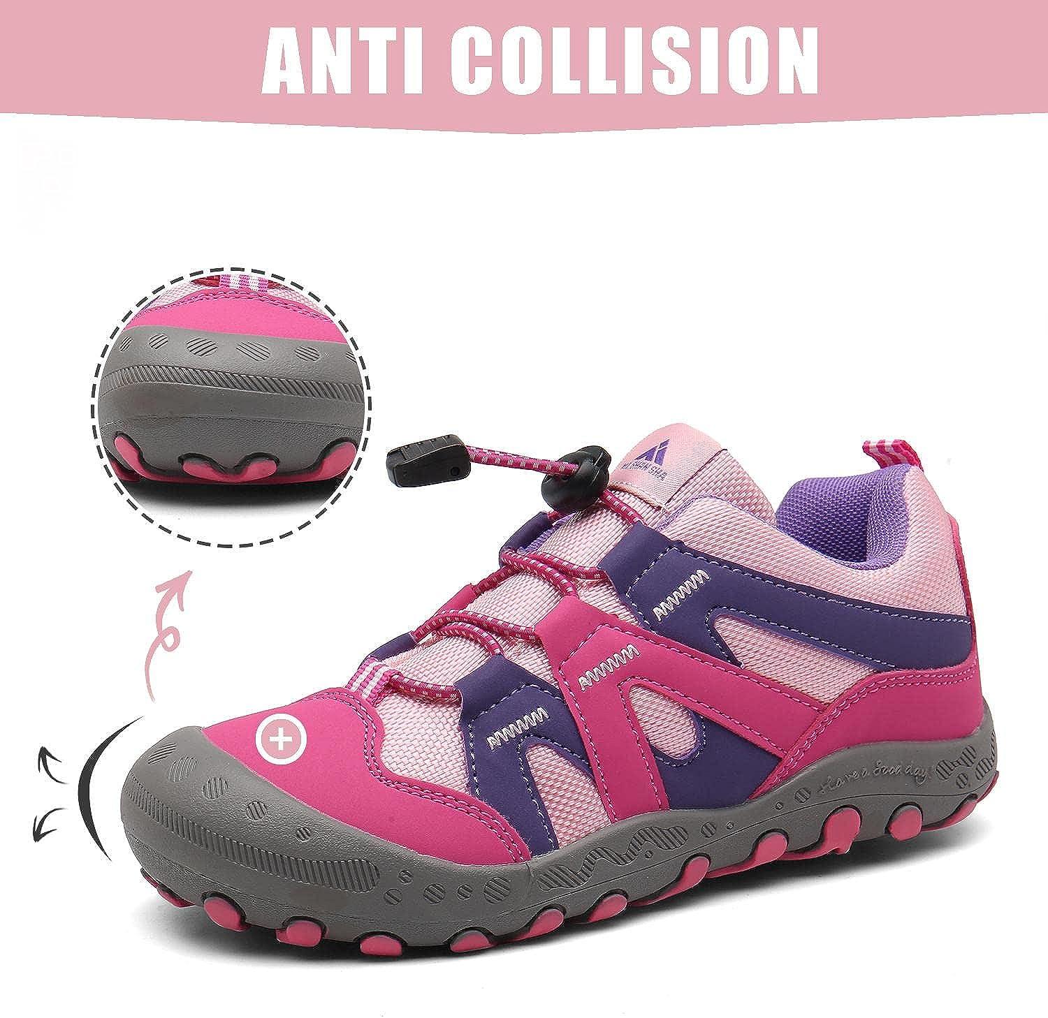 Mishansha Kids Trekking Shoes 13 Little Kid Red Breathable