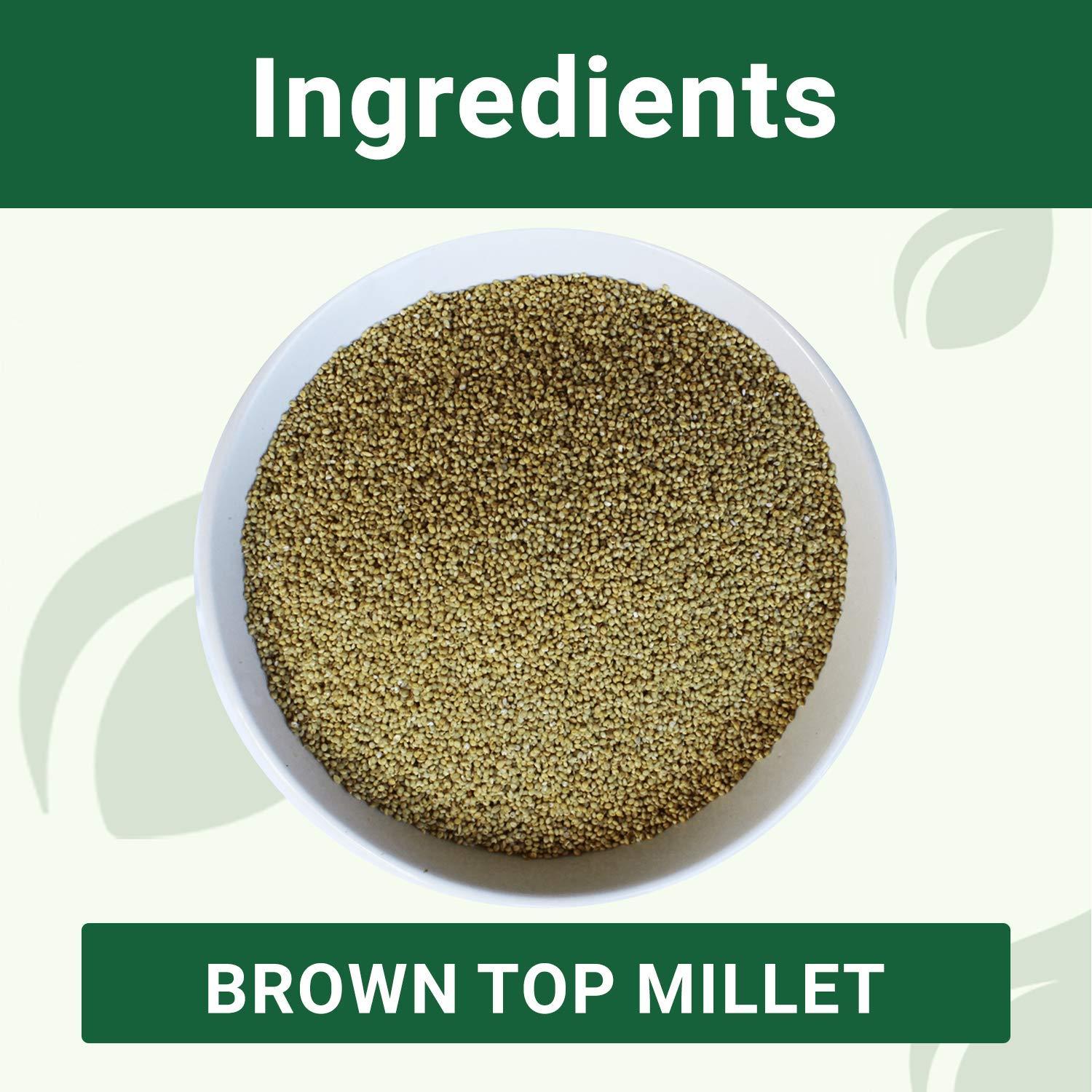 B&B Organics Browntop Millet (1 kg / 2.2 lbs) (Korale Brown Top