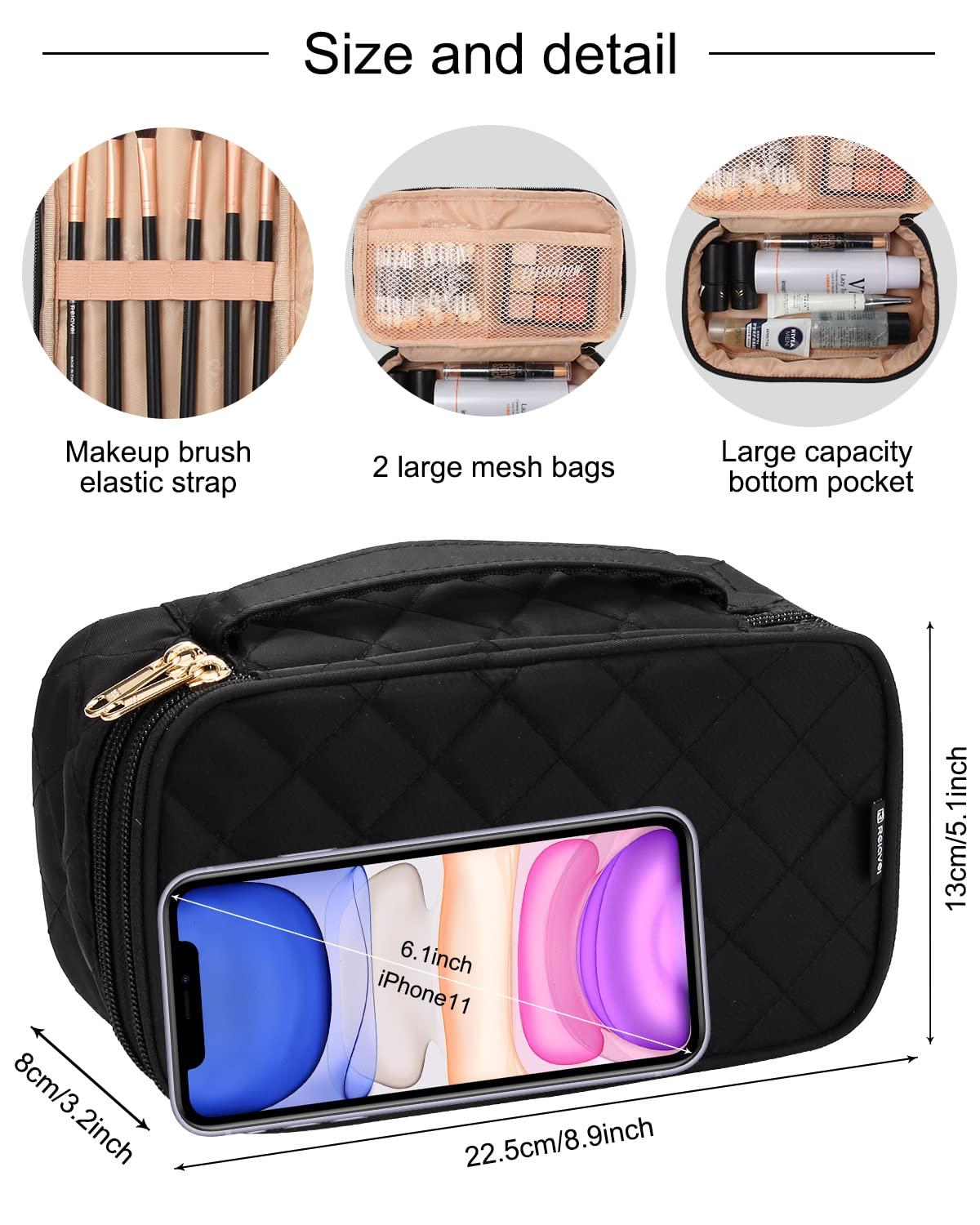 Cosmetic Bags Women Small, Nylon Pouch Small Makeup