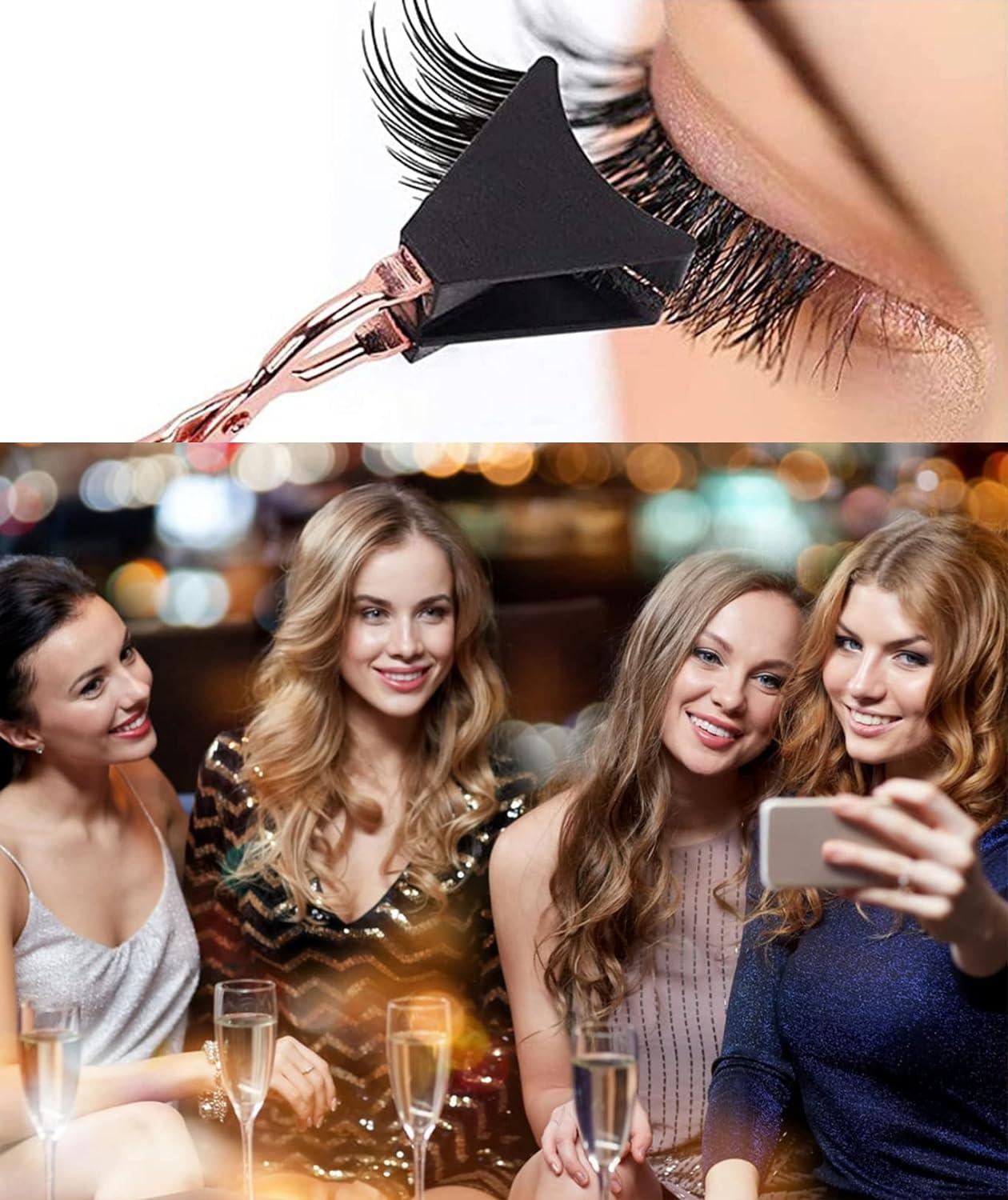 Magnetic Eyelashes Set - 3 Pairs Reusable False Lashes, Natural Look, 3D  Effect, Waterproof with Applicator | Buy Now with Express International  Delivery | GoSupps.com