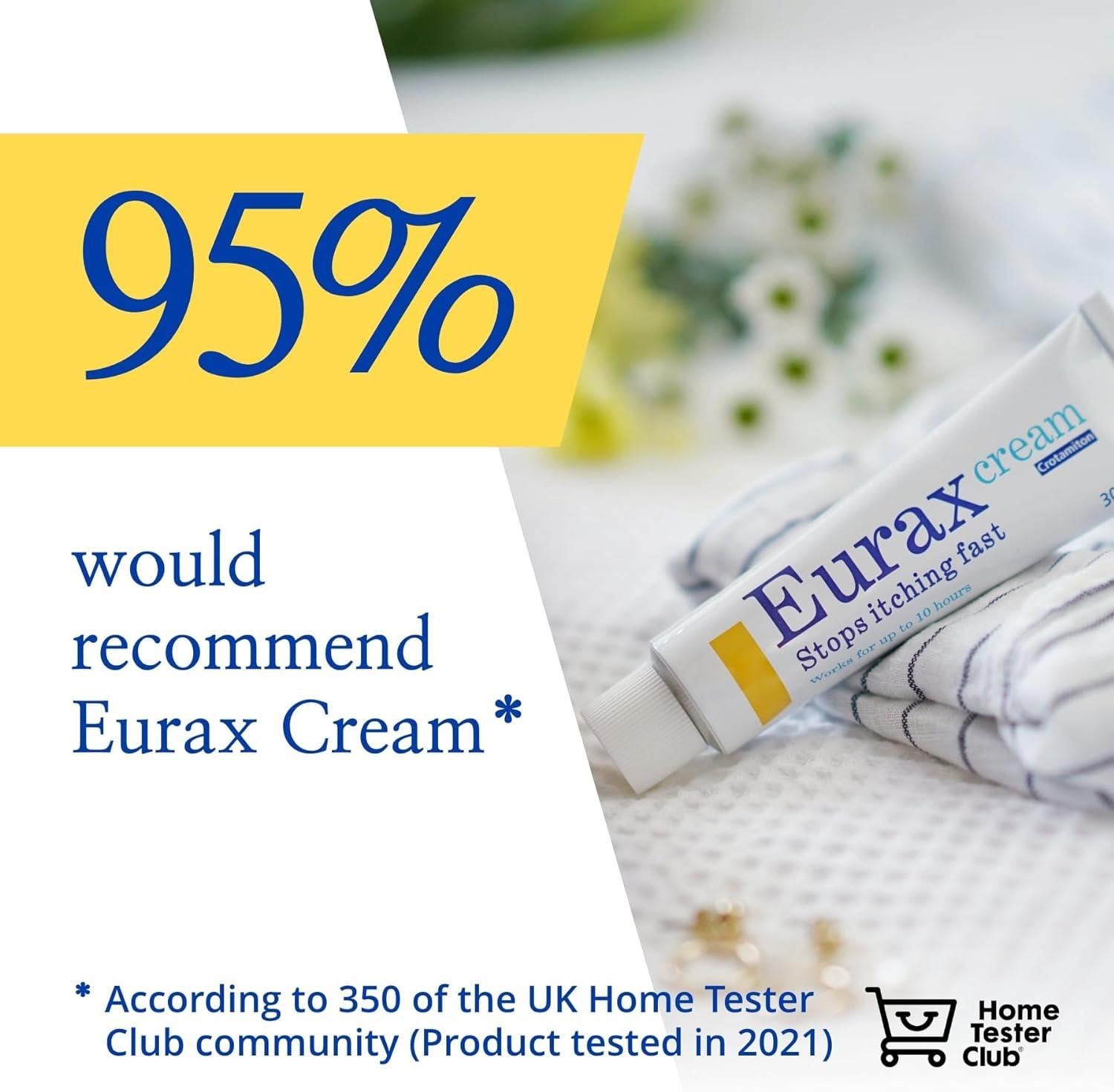 Eurax Itch Relief Cream 100g Rapid Itch Relief Lasts Up To 8h for