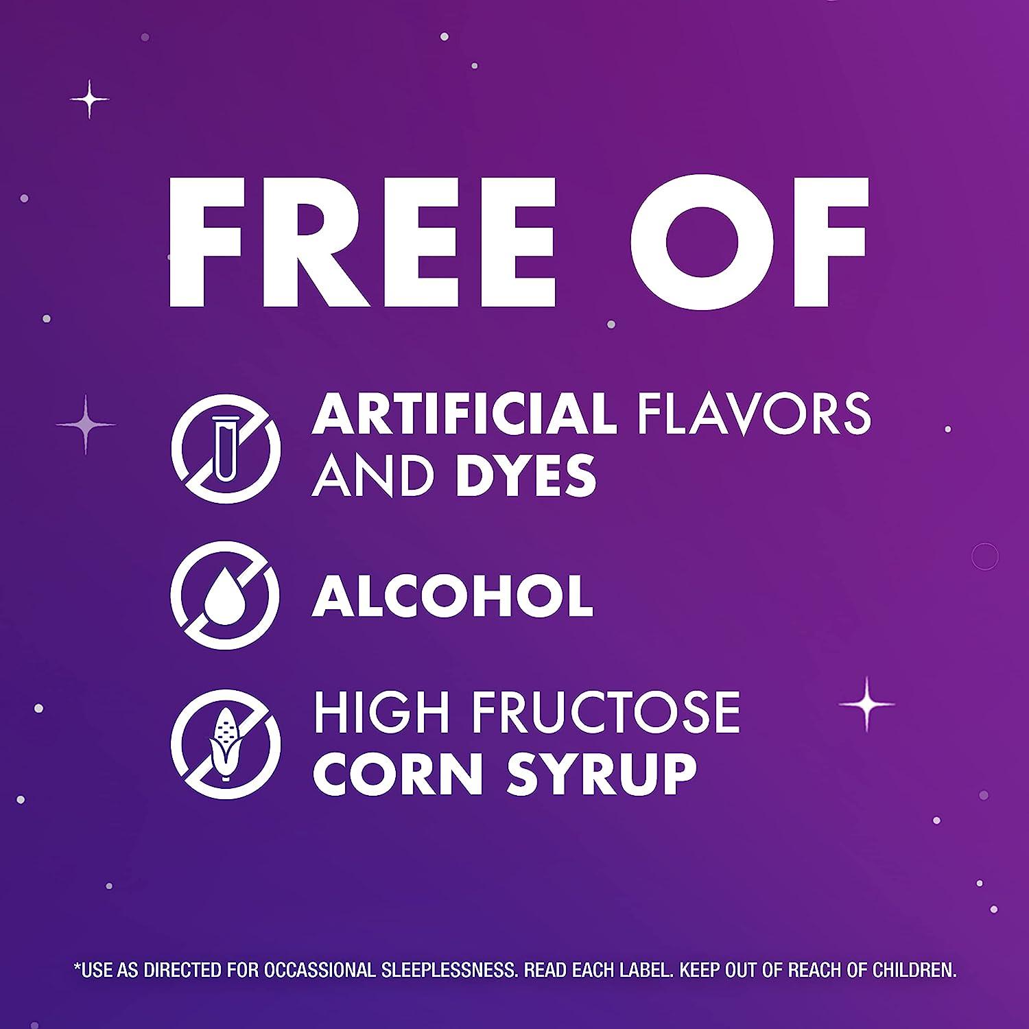 ZzzQuil, Nighttime Sleep Aid Liquid, FREE OF Alcohol & Artificial Dyes