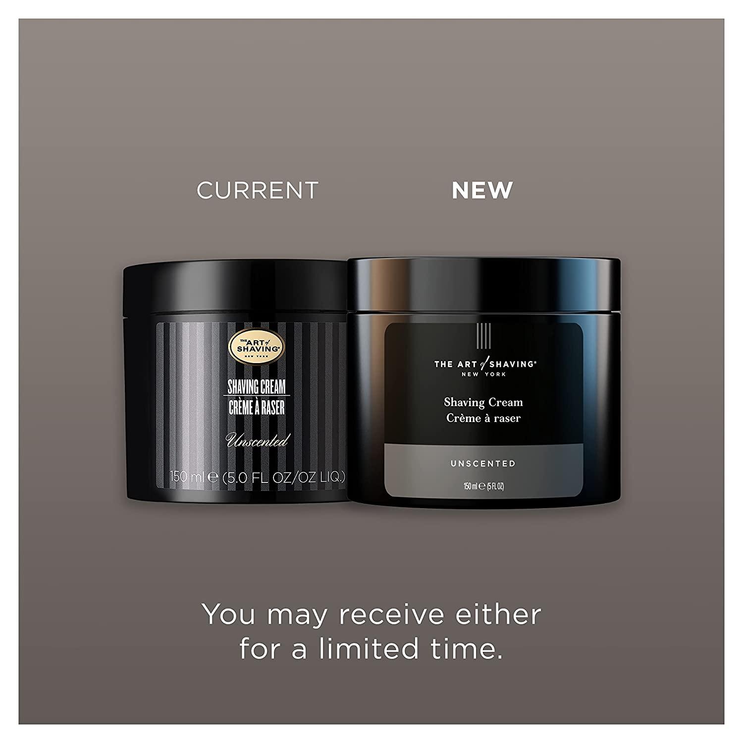 The Art of Shaving Unscented Shaving Cream Protects Against Razor Burn