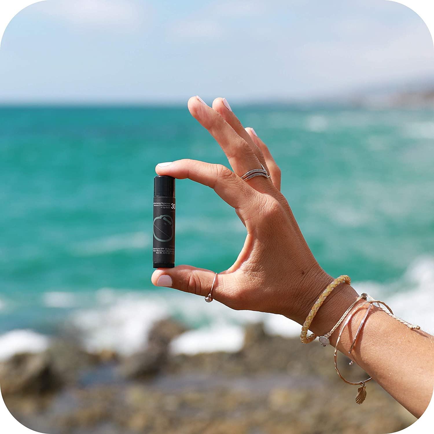 Sun Bum Signature SPF 30 Sunscreen Lip Balm Vegan and Cruelty Free