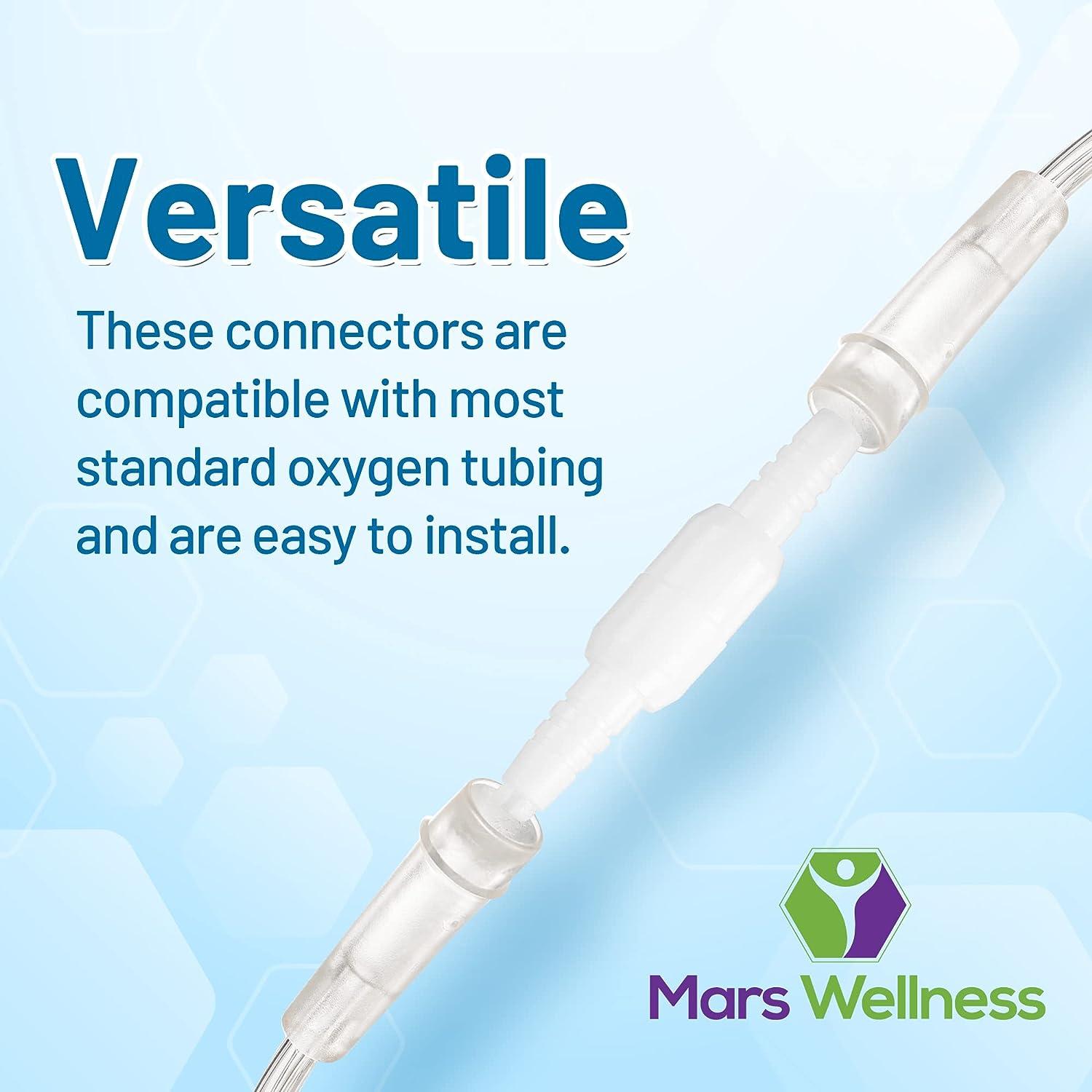 Swivel Oxygen Tubing Connectors 5 Pack Oxygen Therapy, Cannula