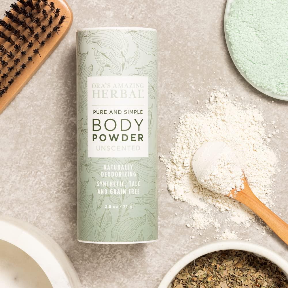 Simple talcum powder shop