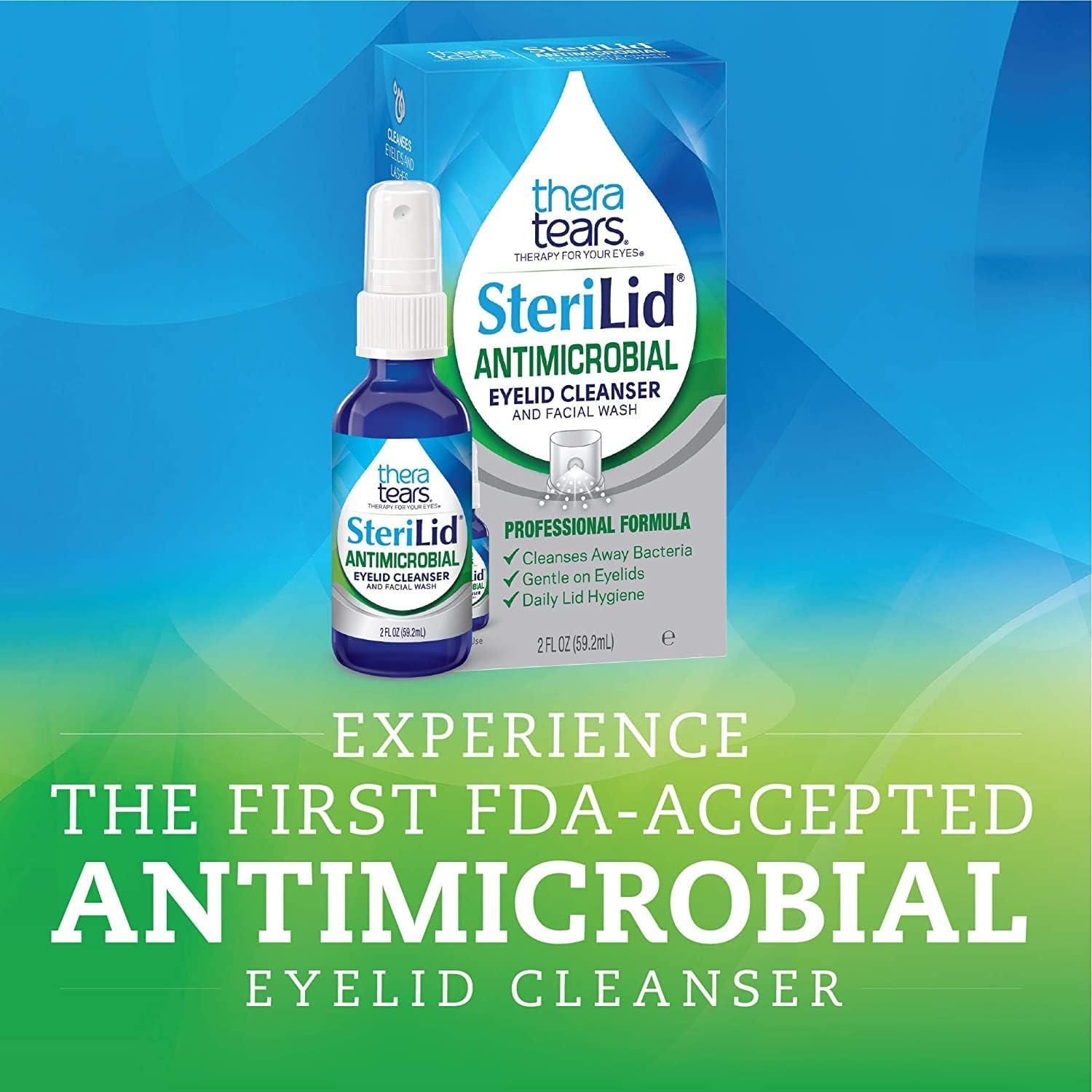 Thera Tears SteriLid Antimicrobial Eyelid Cleanser with Stye Eye
