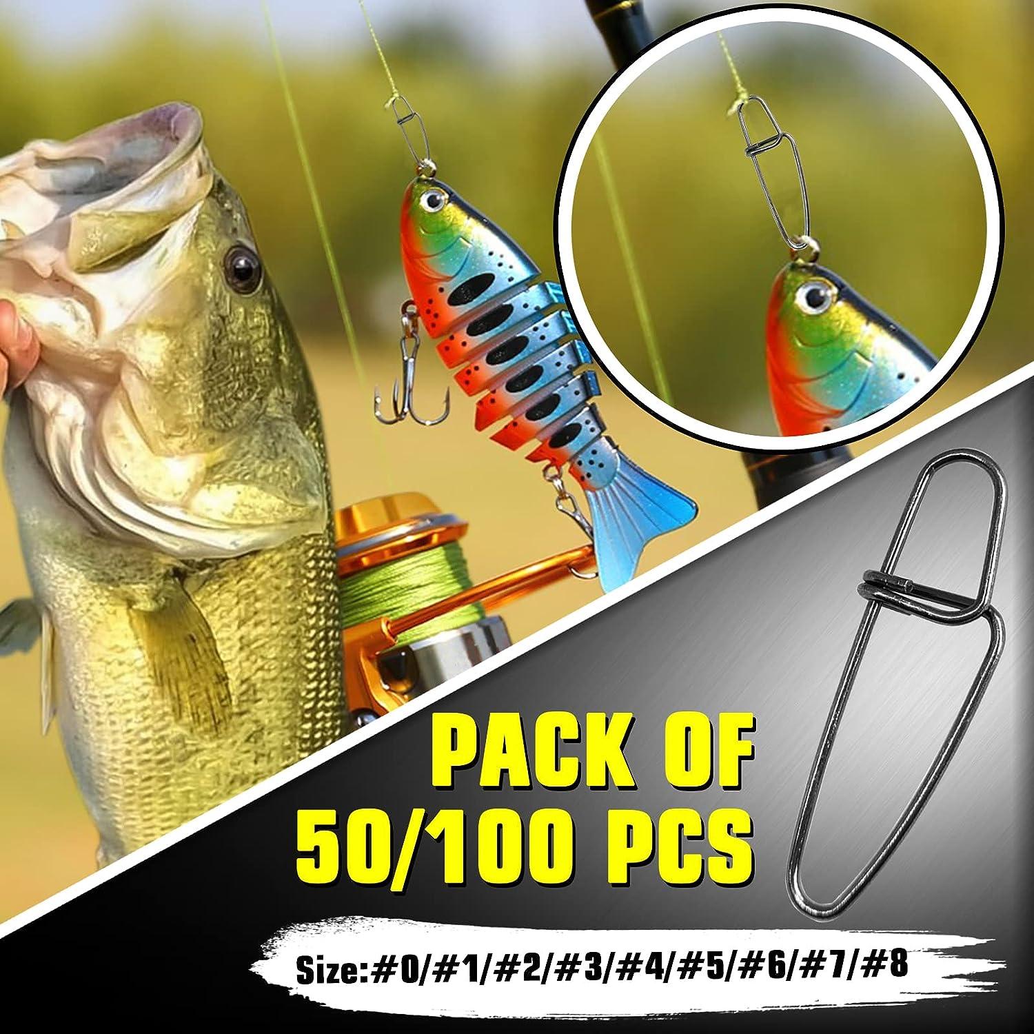 AMYSPORTS Stainless Fishing Snap Kit - 100 pcs, Size 4 (100lb) Power Clip Saltwater Corrosion Resistance Swivels Lock Freshwater Connector - Black | Buy Now with Express International Delivery | GoSupps.com AMYSPORTS Stainless Fishing Snap Kit - 100 pcs, Size 4 (100lb) Power Clip Saltwater Corrosion Resistance Swivels Lock Freshwater Connector - Black | Buy Now with Express International Delivery | GoSupps.com