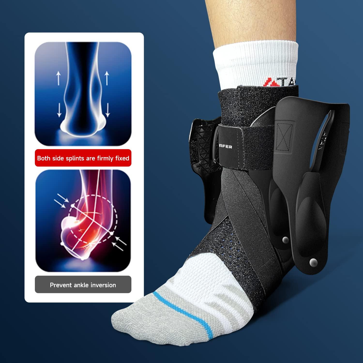 Hocafer Left Ankle Brace for Women Men Support for Sprained