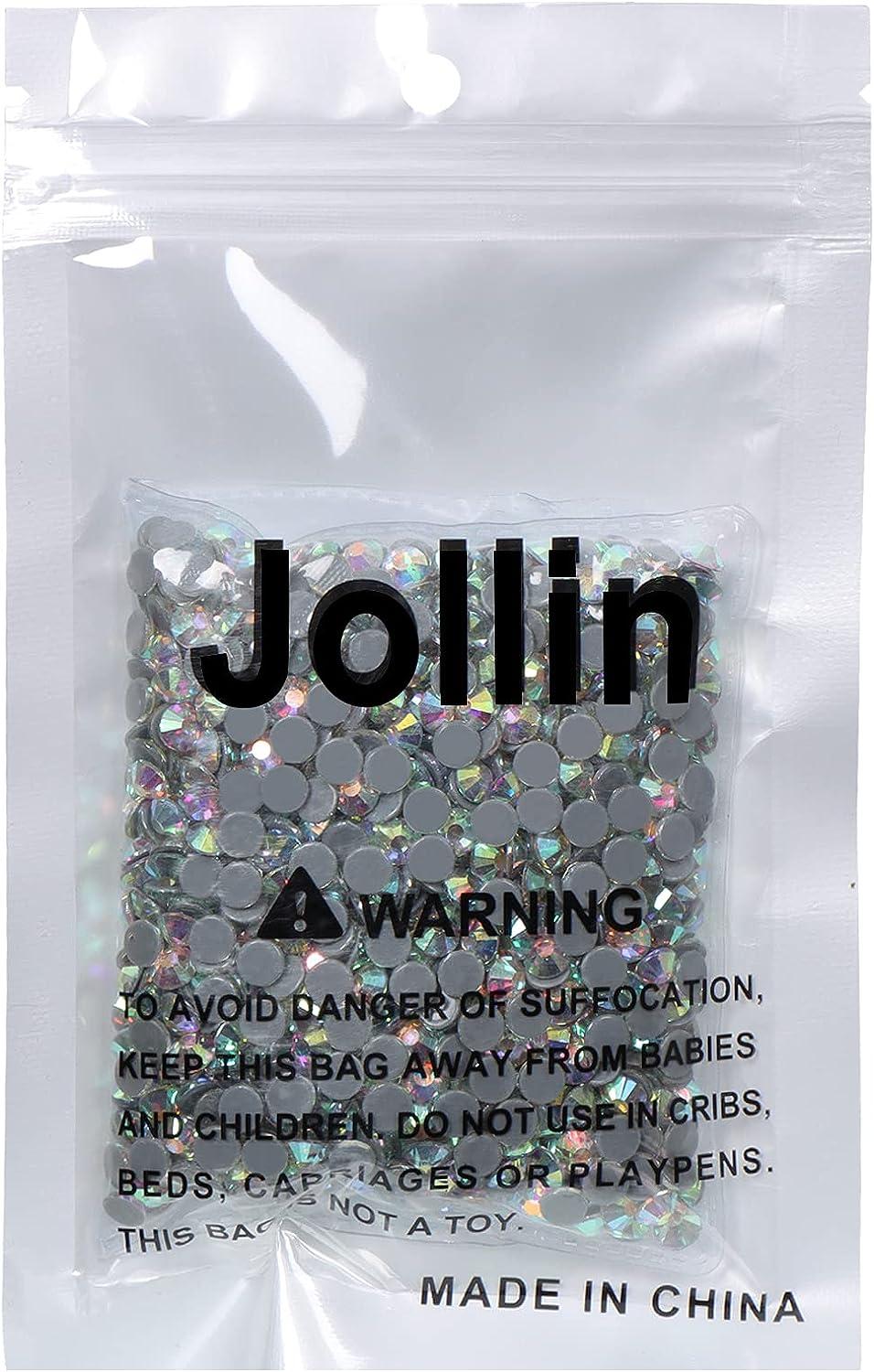 Jollin Glue Fix Crystal AB Flatback Rhinestones(ss20 1440PCS)