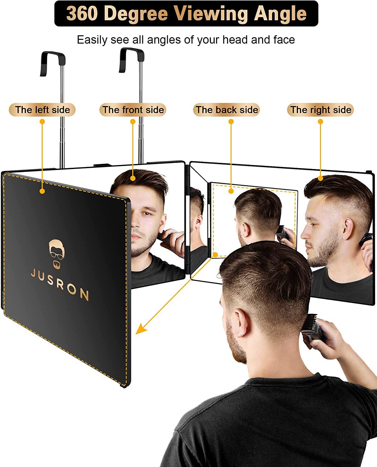Achieve Perfect Haircuts at Home with the Self-Cut System Mirror
