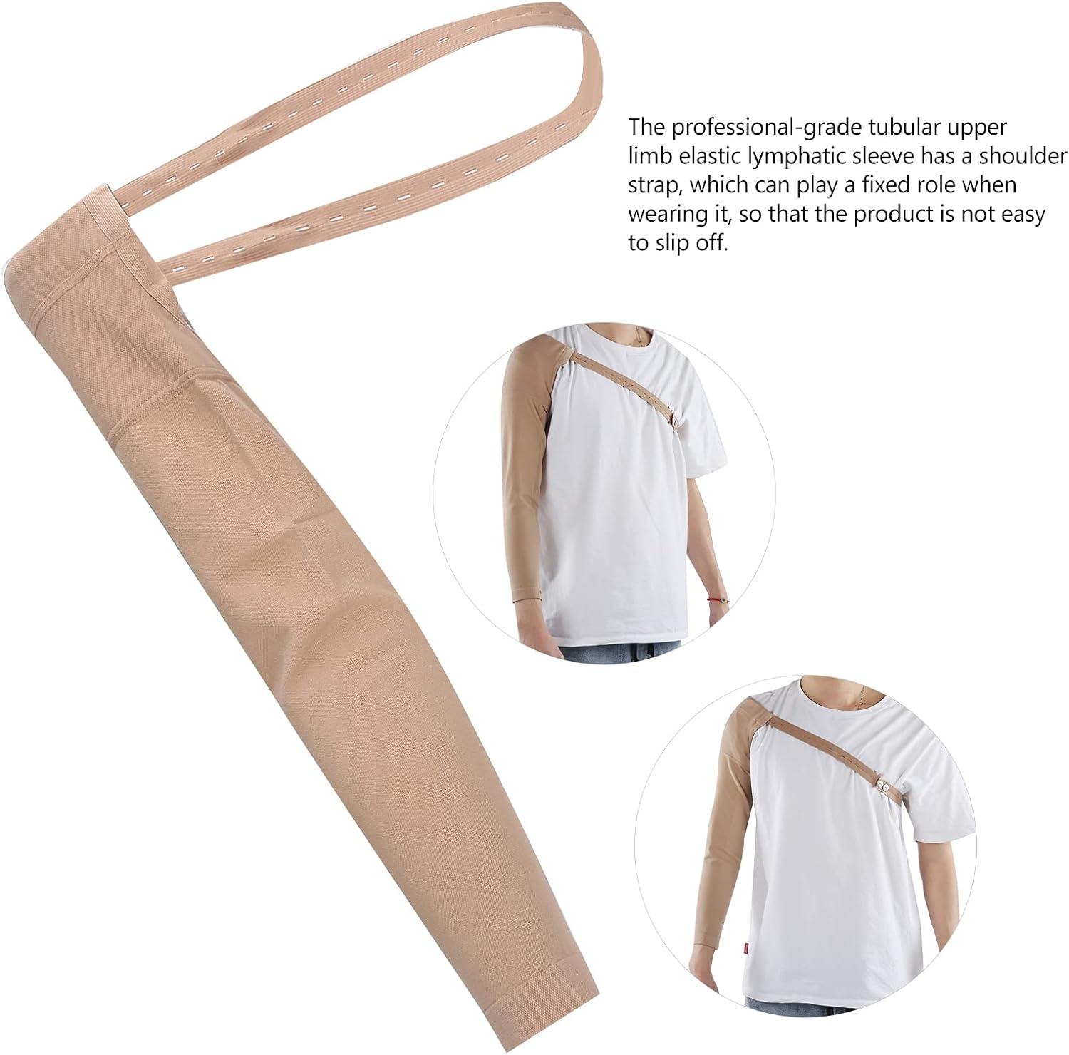 Post Mastectomy Compression Sleeve Elastic Lymphedema Sleeve Arm Swelling  Arm Lymphedema Edema Arm Support Brace for Preventing Arm Lymphedema and  Other Symptoms(S)