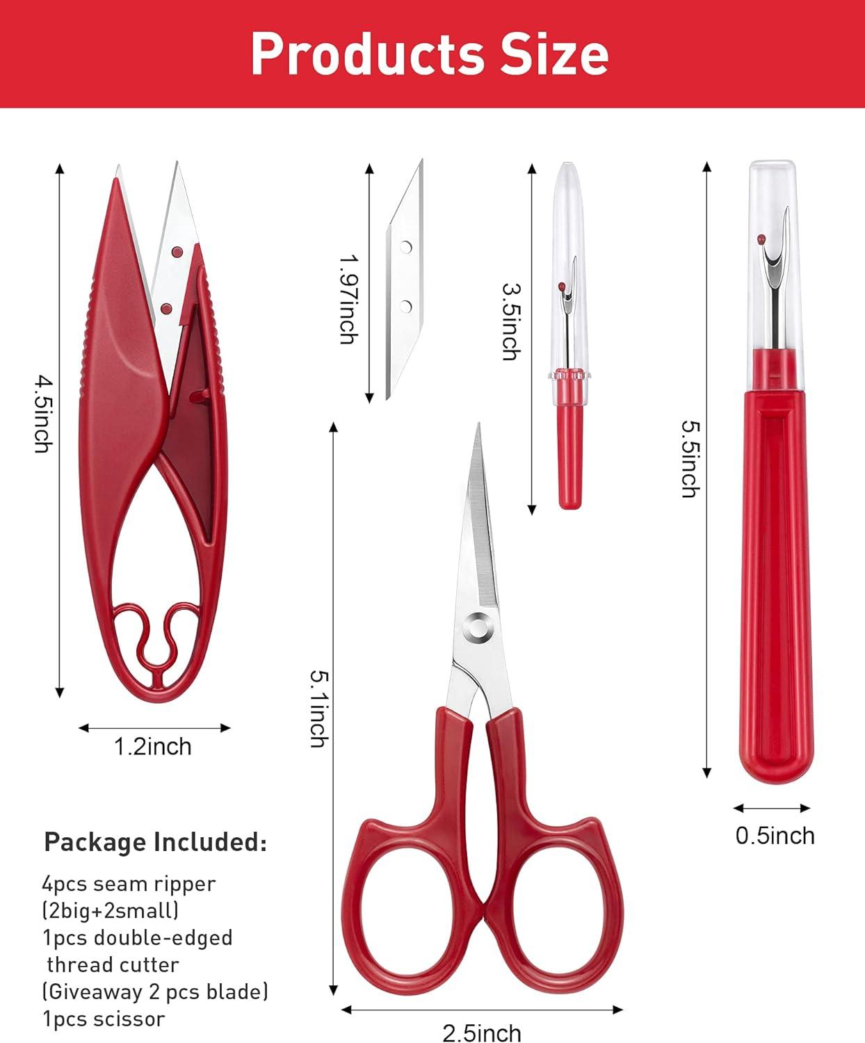 Kai Scissors For Fabric Cutting Kai Seam Ripper Scissors - 6" Professional Seam Remover From Japan Fabric Seam Remover