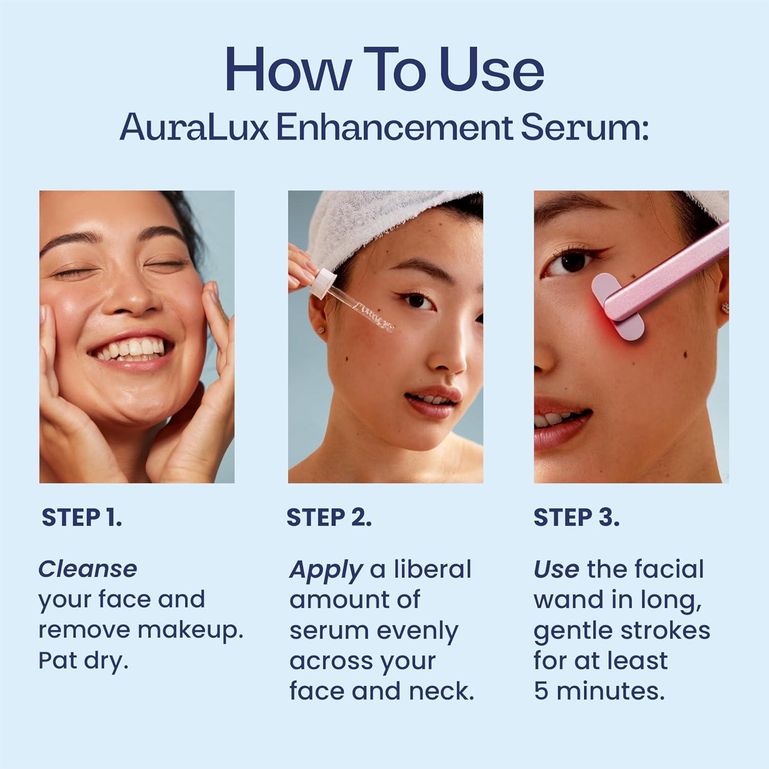 Auralux Renew Complex Serum for Face & Neck - Natural Anti
