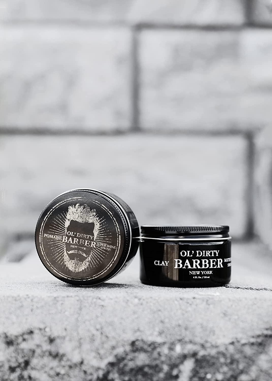 OL' DIRTY BARBER Styling Clay For Men Strong Hold Water Base Clay for