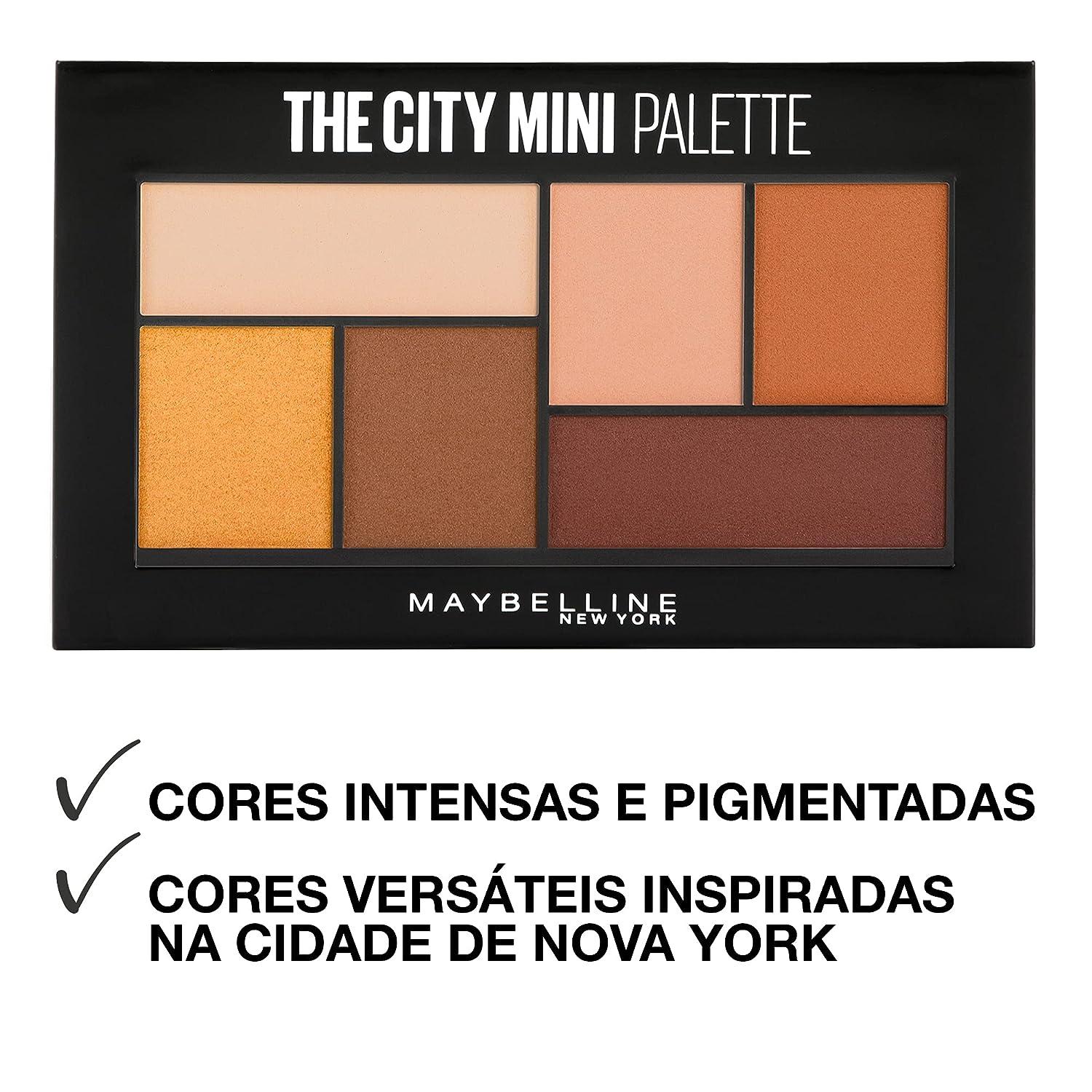 Maybelline New York The City Mini Eyeshadow Palette Makeup Hi-Rise Sunset  0.14 oz. Hi-Rise Sunset 0.14 Ounce (Pack of 1)