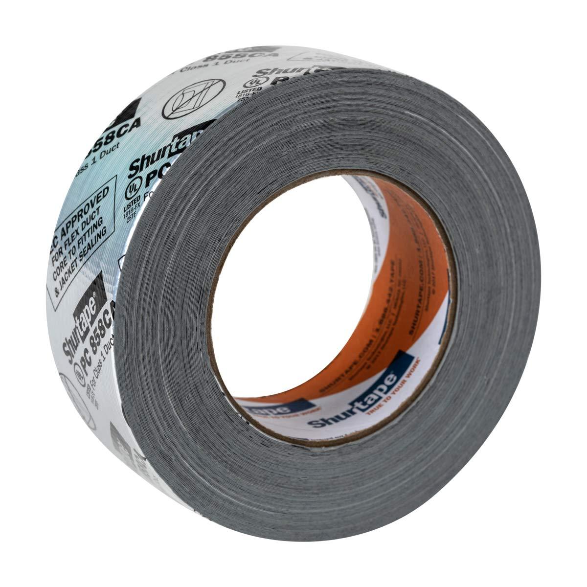 Duck Brand HVAC Duct Sealing Tape, Silver, 1.88 Inches x 30 Yards, 1 Roll  (1404523) 1.88 in. x 30 yd.