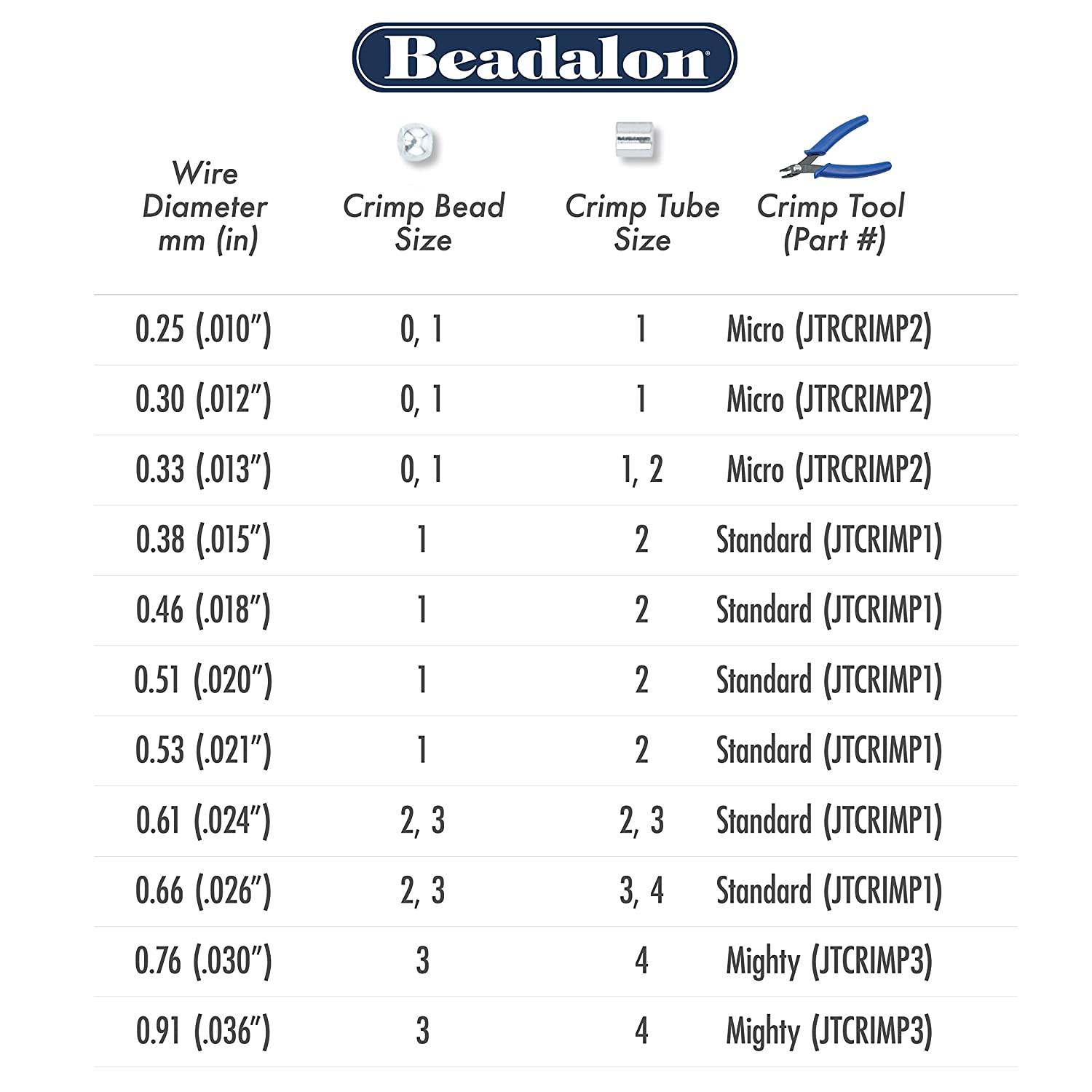 Beadalon 19 Strand Stainless Steel Bead Stringing Wire in